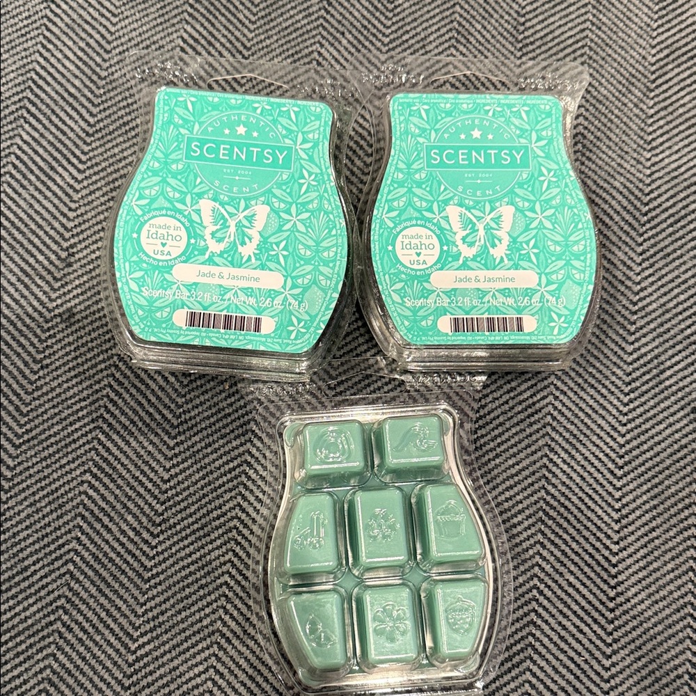 Scentsy Jade & Jasmine Scented Wax Bars (3)